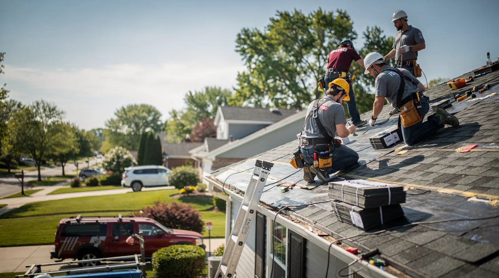 Roof Repair in Winthrop, ME around you